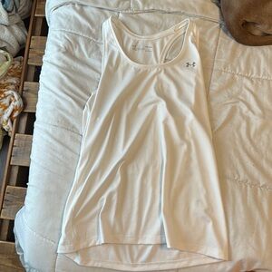 White under armour tank top